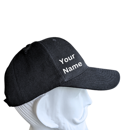 'Explore Dream Discover' // Black Color Polyester Baseball Cap