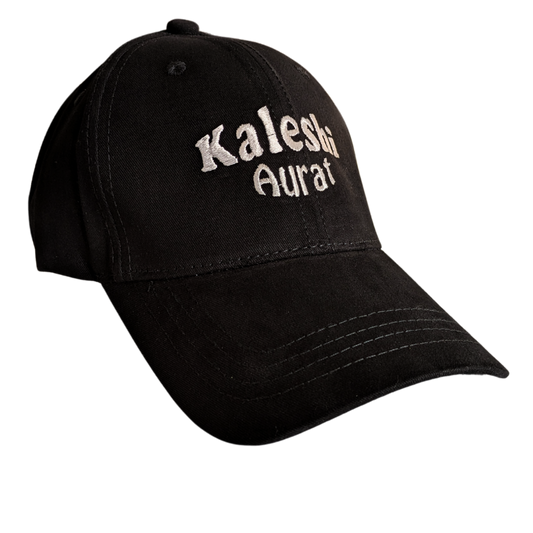 Kaleshi Aurat Embroidered Baseball Cap For Women(Black)