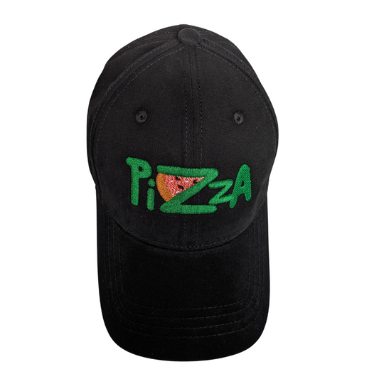 Pizza Embroidered Baseball Cap For Pizza Lover